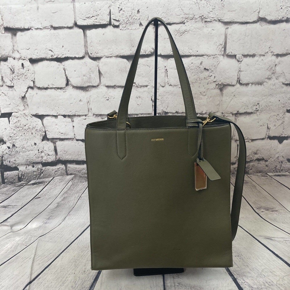 Joy Gryson Olive Green Totebag‎ Bovine Hide Shoulder Bag